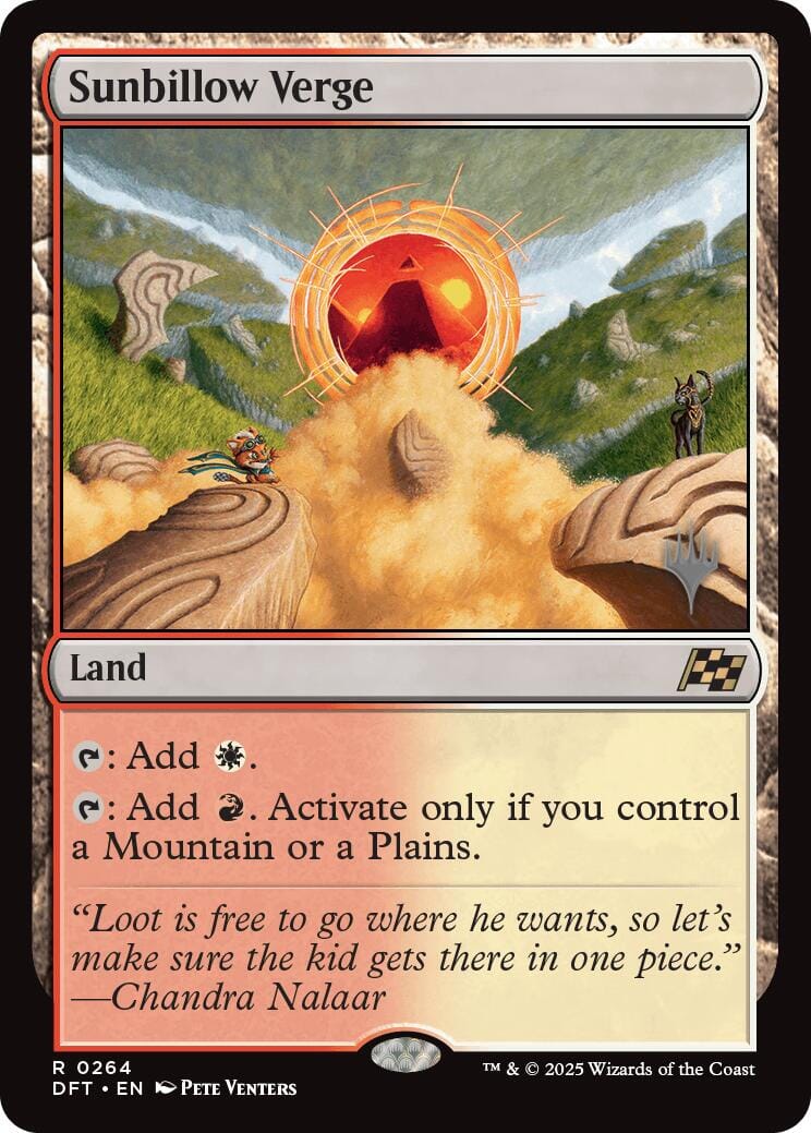 Sunbillow Verge (Promo Pack) [Aetherdrift Promos] MTG Single Magic: The Gathering  | Multizone: Comics And Games