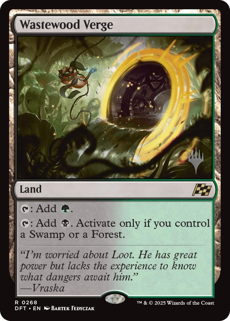 Wastewood Verge (Promo Pack) [Aetherdrift Promos] MTG Single Magic: The Gathering  | Multizone: Comics And Games