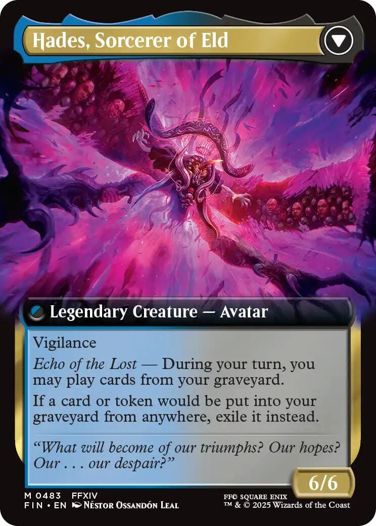 Emet-Selch, Unsundered // Hades, Sorcerer of Eld (Extended Art) [FINAL FANTASY] MTG Single Magic: The Gathering  | Multizone: Comics And Games