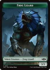 Frog Lizard // Dragon (0014) Double-Sided Token [Tarkir: Dragonstorm Commander Tokens] MTG Single Magic: The Gathering  | Multizone: Comics And Games