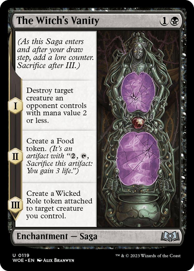 The Witch's Vanity [Wilds of Eldraine] MTG Single Magic: The Gathering  | Multizone: Comics And Games