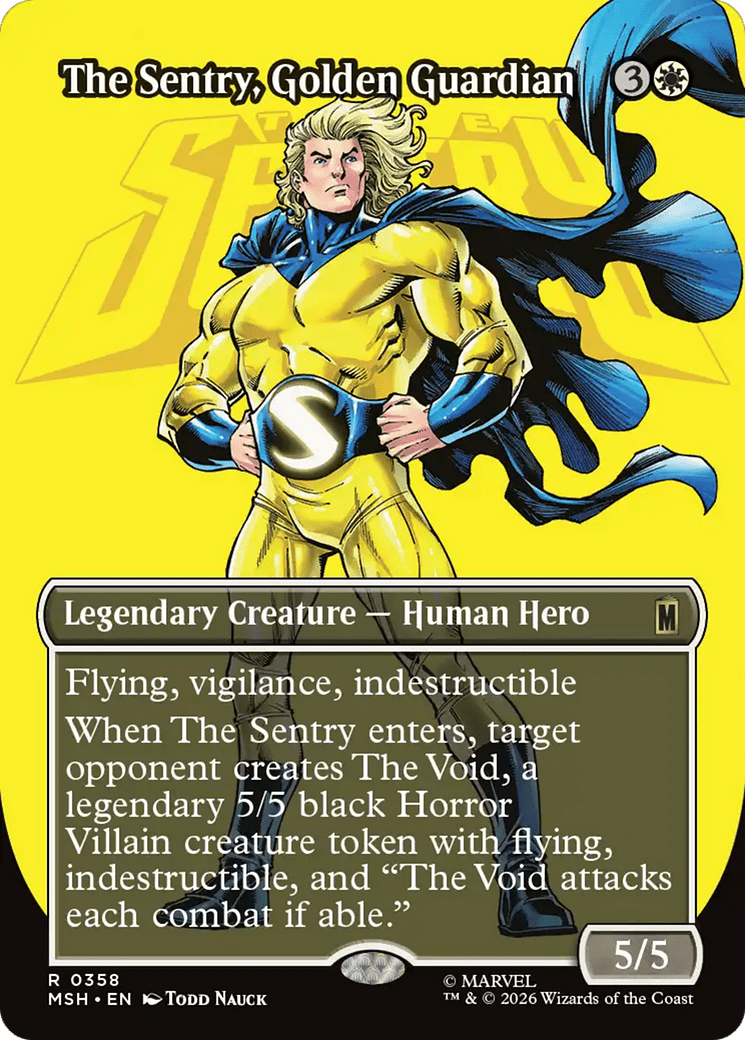 The Sentry, Golden Guardian (Borderless) [Marvel Super Heroes] | Multizone: Comics And Games