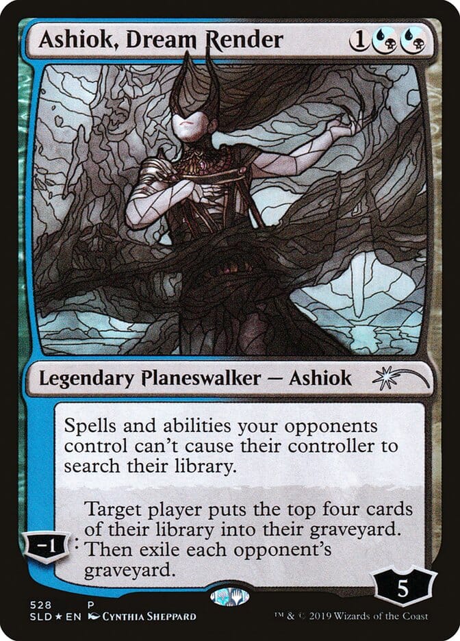 Ashiok, Dream Render (Stained Glass) [Secret Lair Drop Promos] MTG Single Magic: The Gathering  | Multizone: Comics And Games