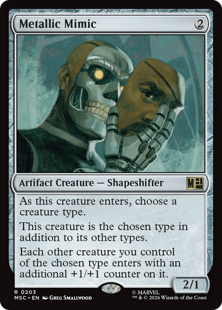Metallic Mimic [Marvel Super Heroes Commander] MTG Single Magic: The Gathering  | Multizone: Comics And Games