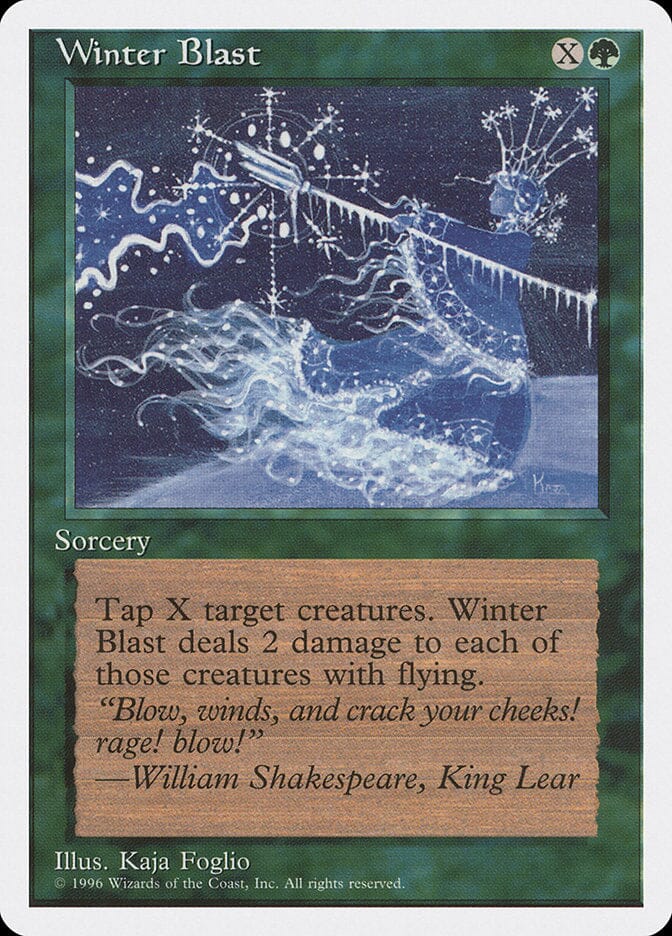 Winter Blast [Introductory Two-Player Set] MTG Single Magic: The Gathering  | Multizone: Comics And Games