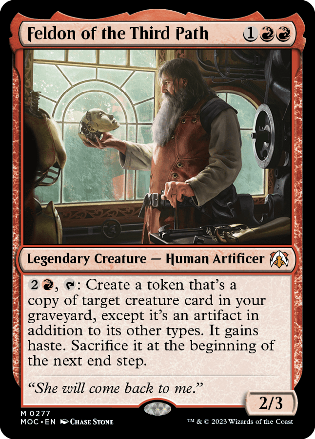 Feldon of the Third Path [March of the Machine Commander] MTG Single Magic: The Gathering  | Multizone: Comics And Games