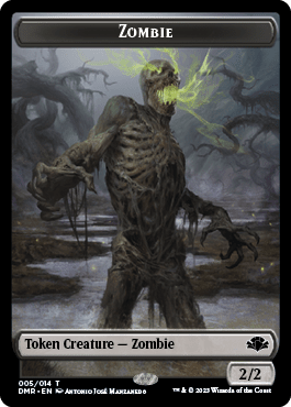 Zombie // Cat (008) Double-Sided Token [Dominaria Remastered Tokens] MTG Single Magic: The Gathering  | Multizone: Comics And Games