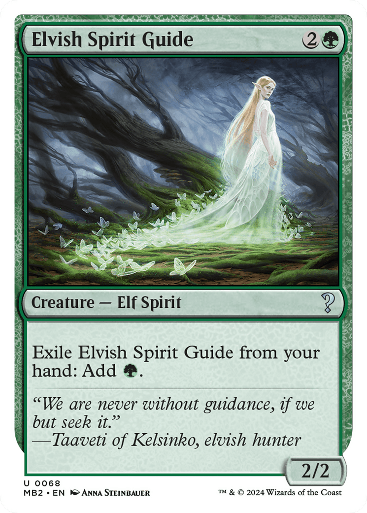 Elvish Spirit Guide (Future Sight) [Mystery Booster 2] MTG Single Magic: The Gathering  | Multizone: Comics And Games