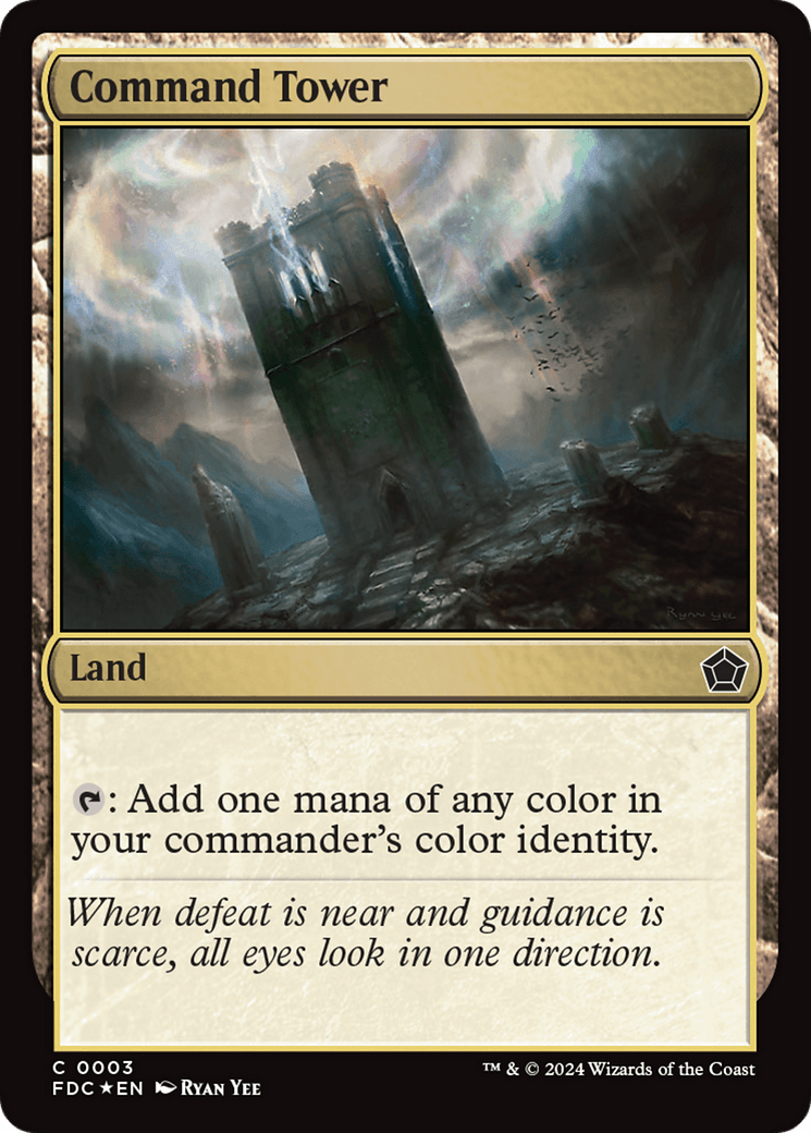 Command Tower [Foundations] MTG Single Magic: The Gathering  | Multizone: Comics And Games