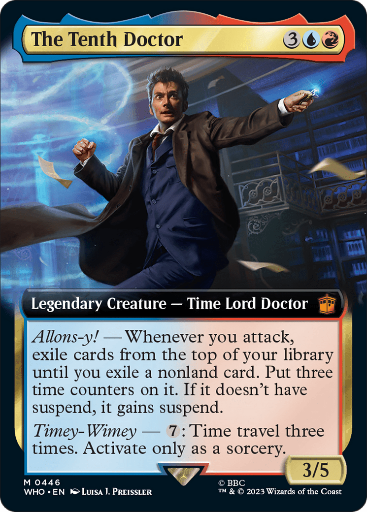 The Tenth Doctor (Extended Art) [Doctor Who] MTG Single Magic: The Gathering  | Multizone: Comics And Games