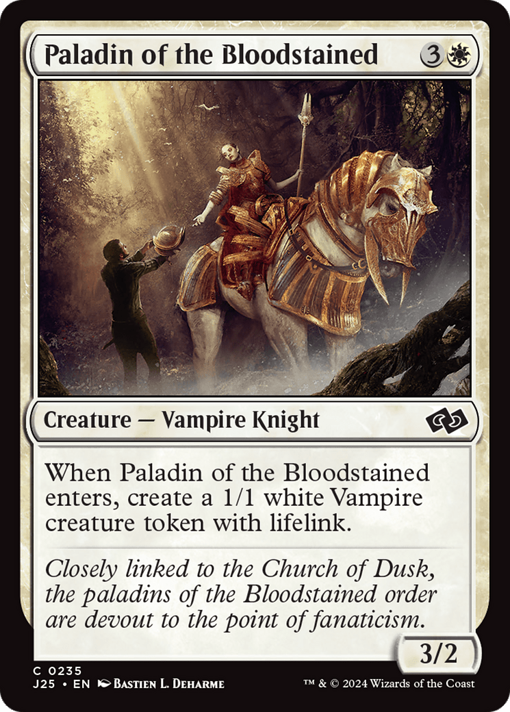Paladin of the Bloodstained [Foundations Jumpstart] MTG Single Magic: The Gathering  | Multizone: Comics And Games