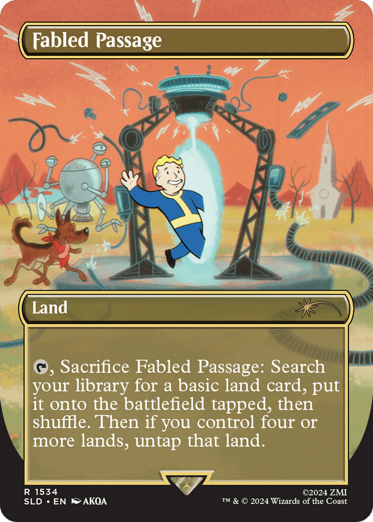 Fabled Passage (1534) [Secret Lair Drop Series] MTG Single Magic: The Gathering  | Multizone: Comics And Games