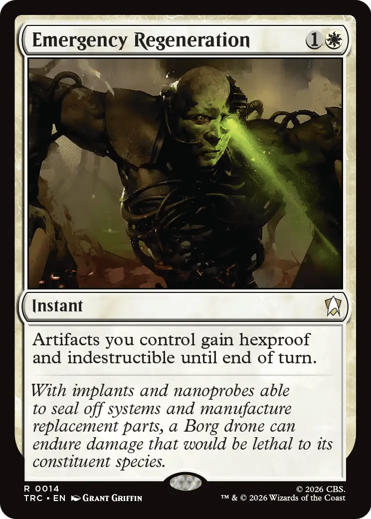 Emergency Regeneration (Surge Foil) [Star Trek Commander] MTG Single Magic: The Gathering  | Multizone: Comics And Games
