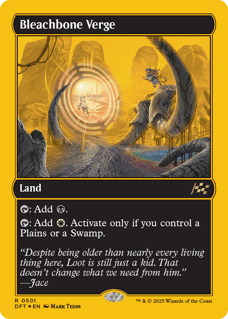 Bleachbone Verge (First-Place Foil) [Aetherdrift] MTG Single Magic: The Gathering  | Multizone: Comics And Games