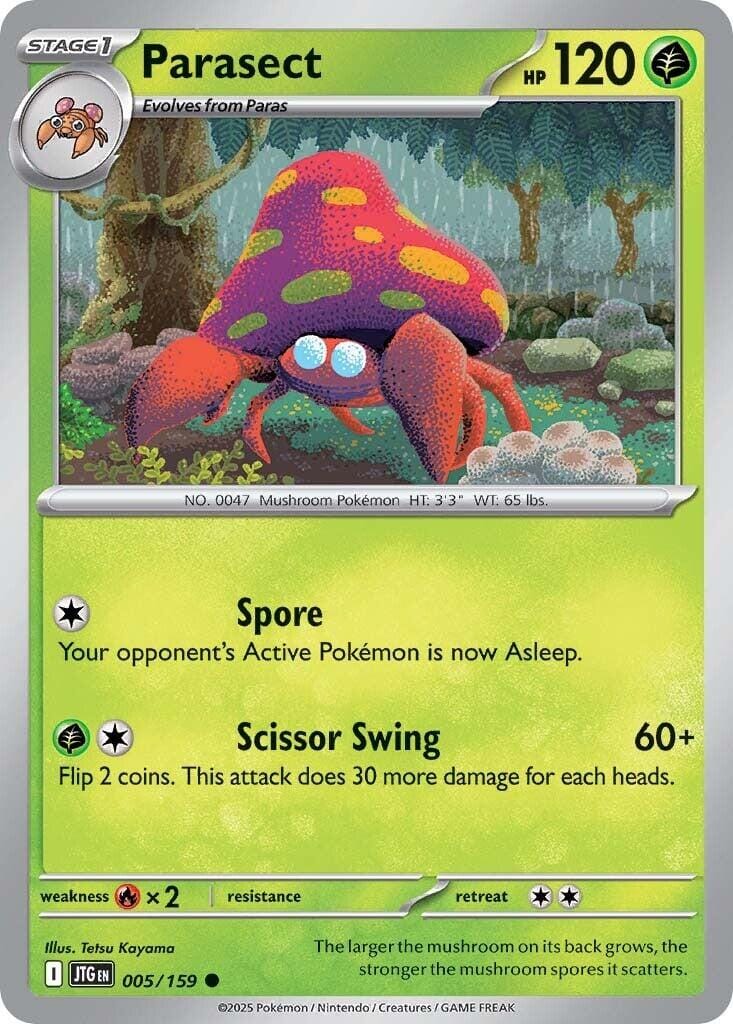 Parasect (005/159) [Scarlet & Violet: Journey Together] Pokemon Single Pokémon  | Multizone: Comics And Games
