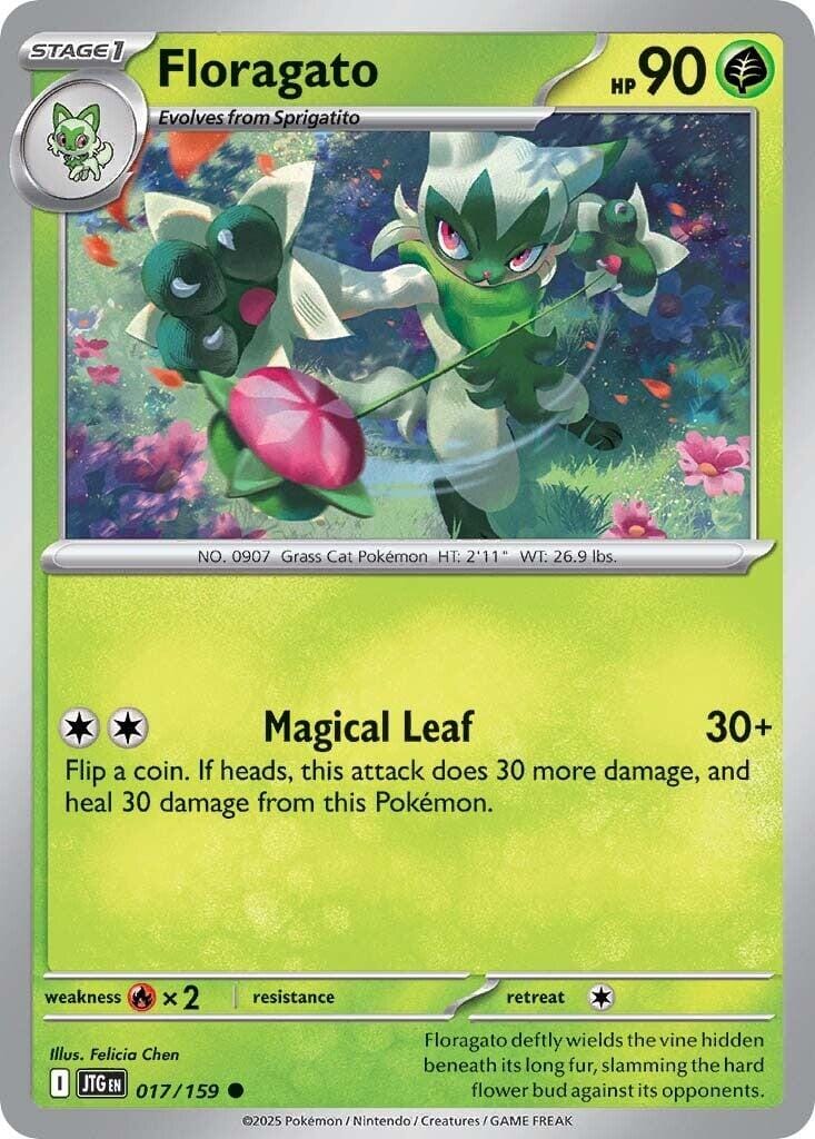 Floragato (017/159) [Scarlet & Violet: Journey Together] Pokemon Single Pokémon  | Multizone: Comics And Games