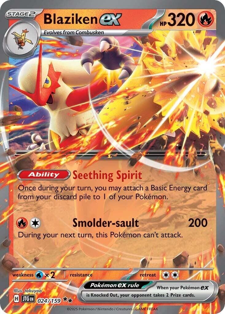 Blaziken ex (024/159) [Scarlet & Violet: Journey Together] Pokemon Single Pokémon  | Multizone: Comics And Games