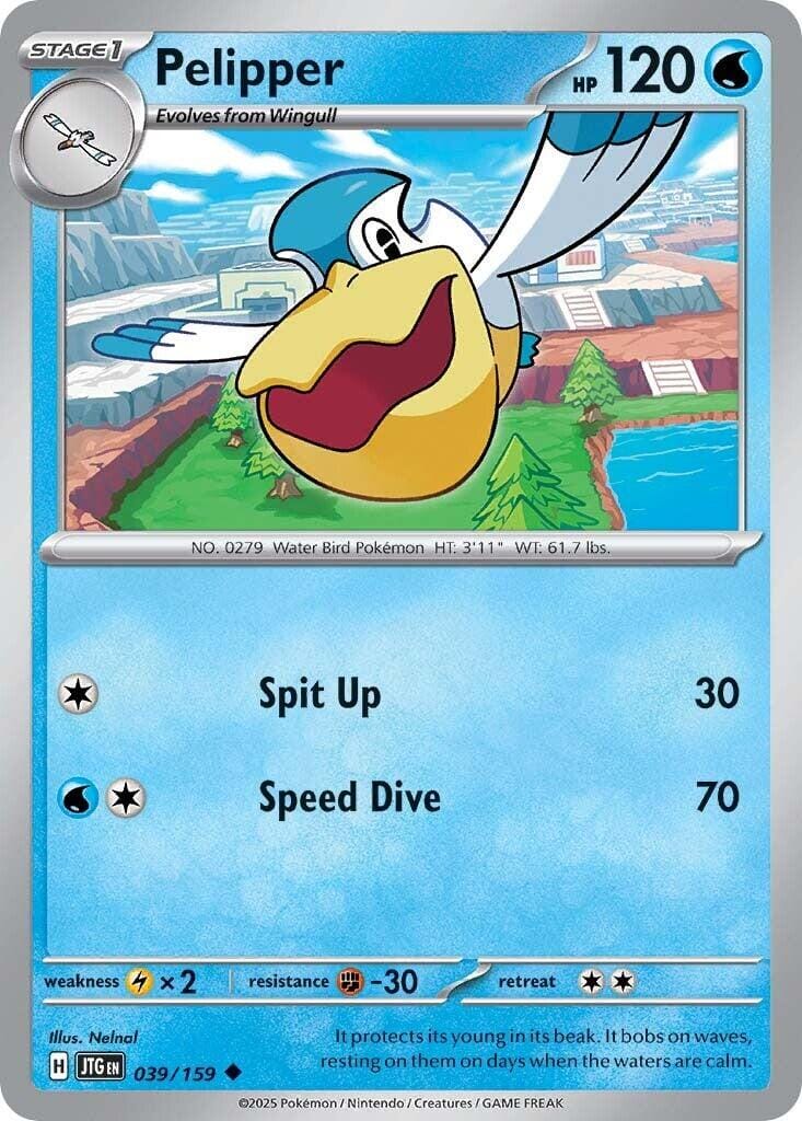 Pelipper (039/159) [Scarlet & Violet: Journey Together] Pokemon Single Pokémon  | Multizone: Comics And Games
