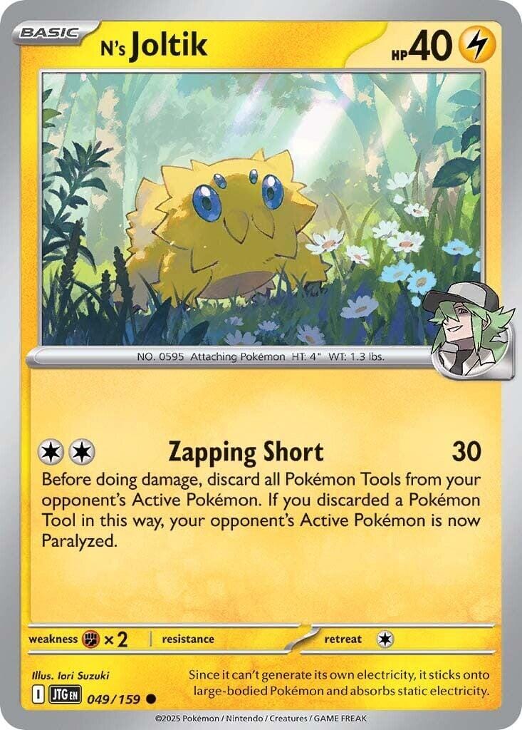N's Joltik (049/159) [Scarlet & Violet: Journey Together] Pokemon Single Pokémon  | Multizone: Comics And Games