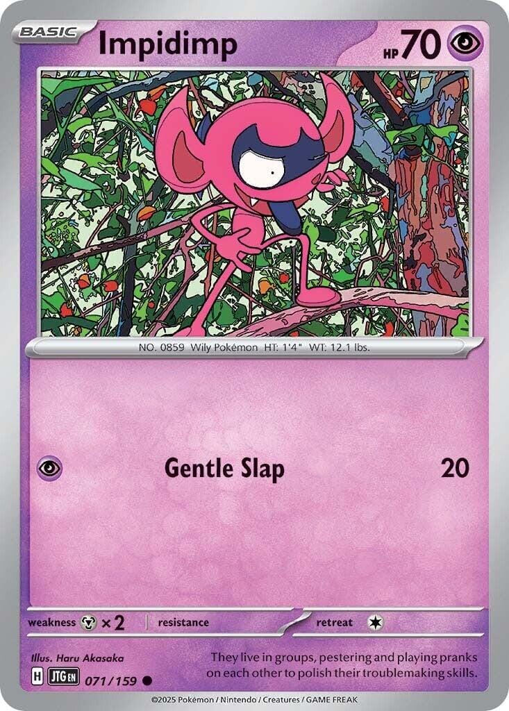 Impidimp (071/159) [Scarlet & Violet: Journey Together] Pokemon Single Pokémon  | Multizone: Comics And Games