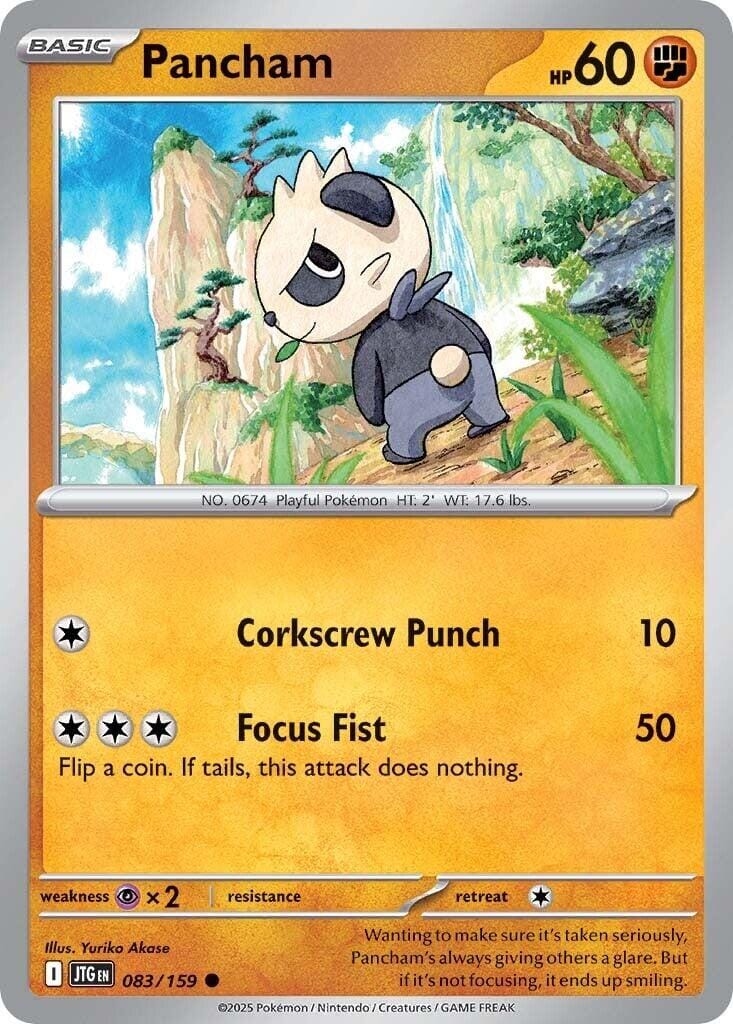 Pancham (083/159) [Scarlet & Violet: Journey Together] Pokemon Single Pokémon  | Multizone: Comics And Games