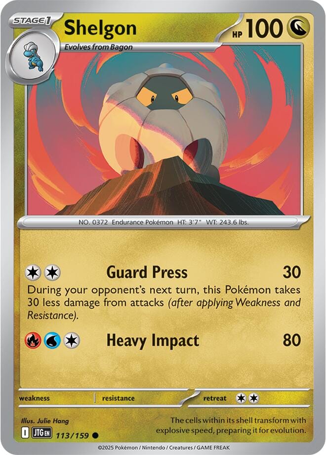 Shelgon (113/159) [Scarlet & Violet: Journey Together] Pokemon Single Pokémon  | Multizone: Comics And Games