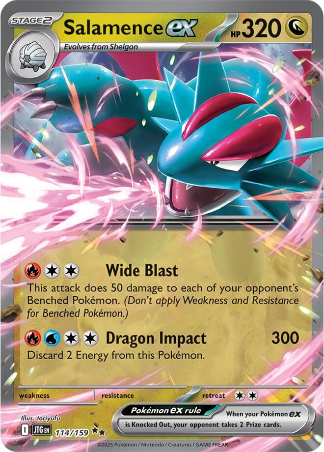 Salamence ex (114/159) [Scarlet & Violet: Journey Together] Pokemon Single Pokémon  | Multizone: Comics And Games