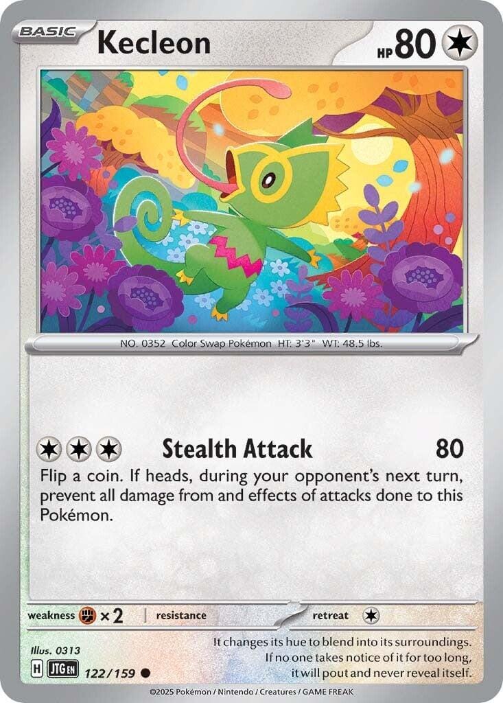 Kecleon (122/159) [Scarlet & Violet: Journey Together] Pokemon Single Pokémon  | Multizone: Comics And Games