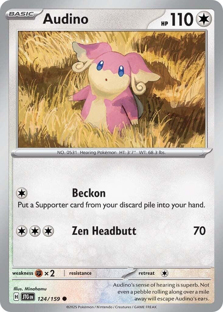 Audino (124/159) [Scarlet & Violet: Journey Together] Pokemon Single Pokémon  | Multizone: Comics And Games