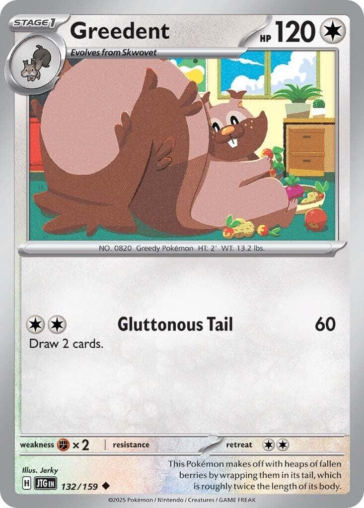 Greedent (132/159) [Scarlet & Violet: Journey Together] Pokemon Single Pokémon  | Multizone: Comics And Games
