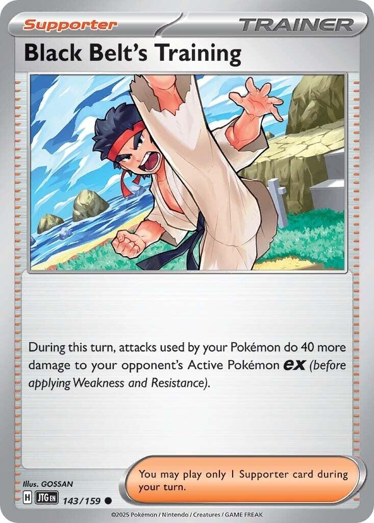 Black Belt's Training (143/159) [Scarlet & Violet: Journey Together] Pokemon Single Pokémon  | Multizone: Comics And Games