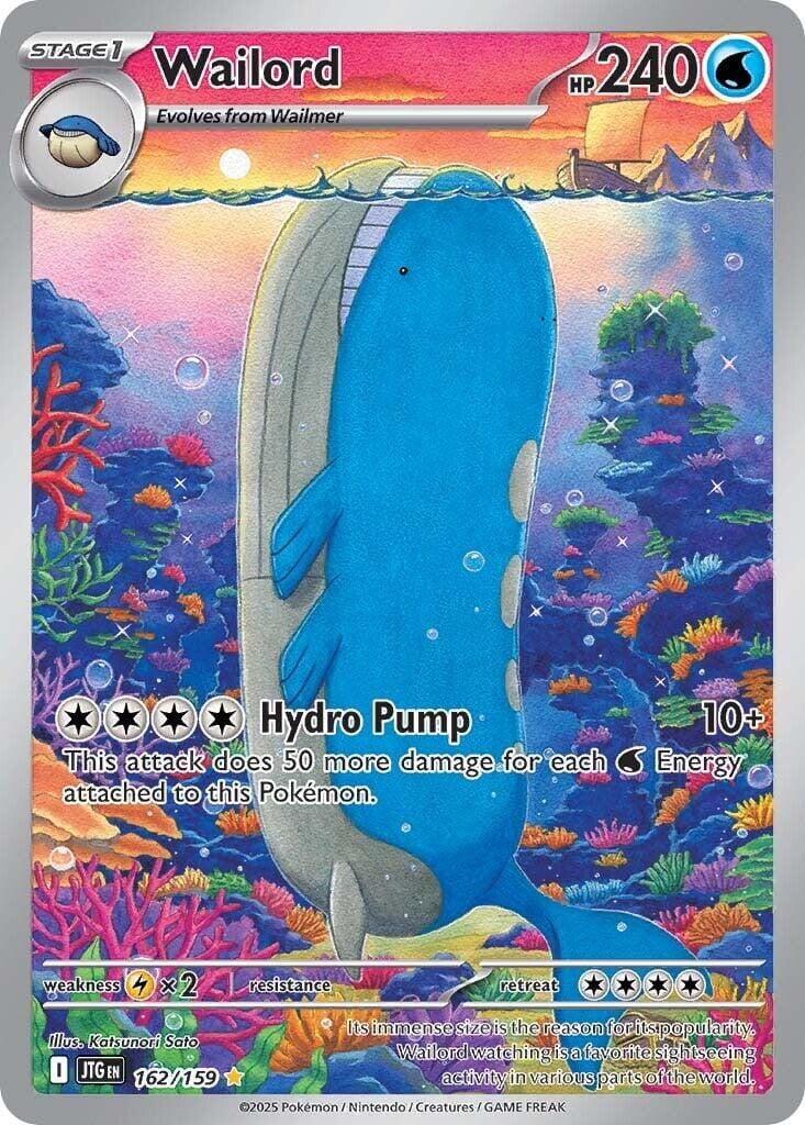 Wailord (162/159) [Scarlet & Violet: Journey Together] Pokemon Single Pokémon  | Multizone: Comics And Games