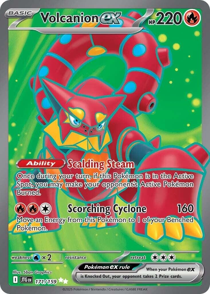 Volcanion ex (171/159) [Scarlet & Violet: Journey Together] Pokemon Single Pokémon  | Multizone: Comics And Games
