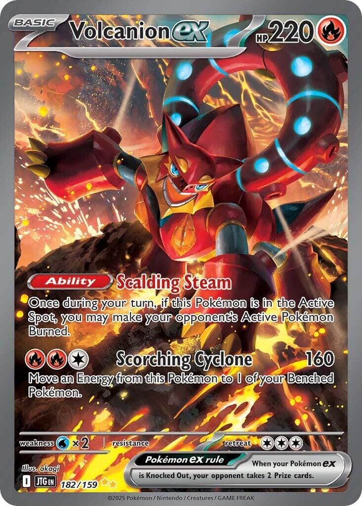 Volcanion ex (182/159) [Scarlet & Violet: Journey Together] Pokemon Single Pokémon  | Multizone: Comics And Games