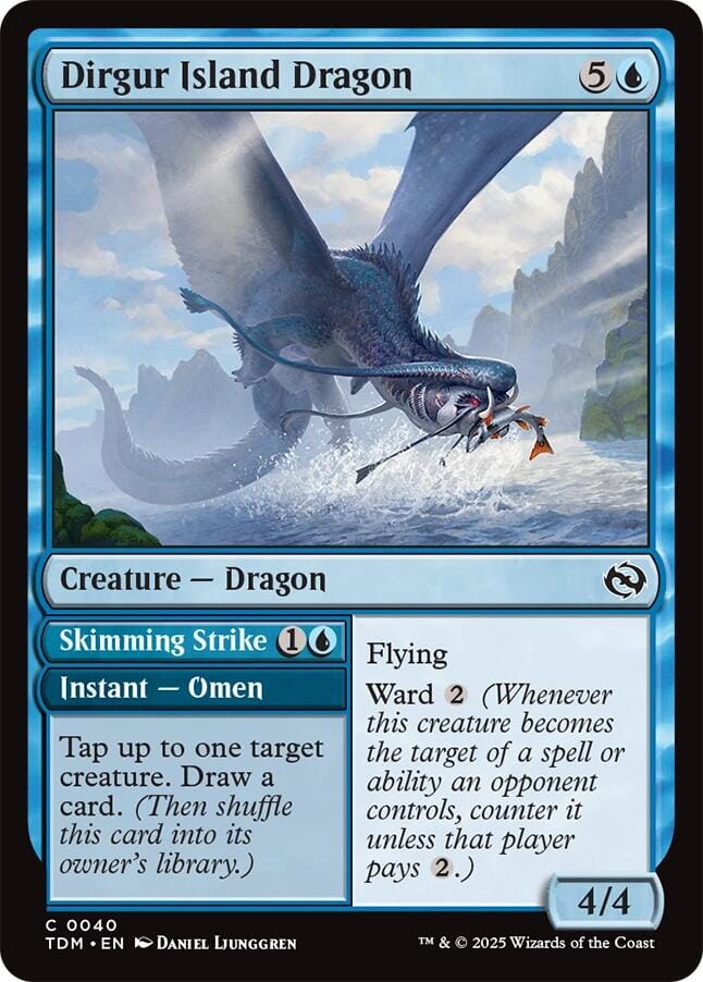 Dirgur Island Dragon [Tarkir: Dragonstorm] MTG Single Magic: The Gathering  | Multizone: Comics And Games