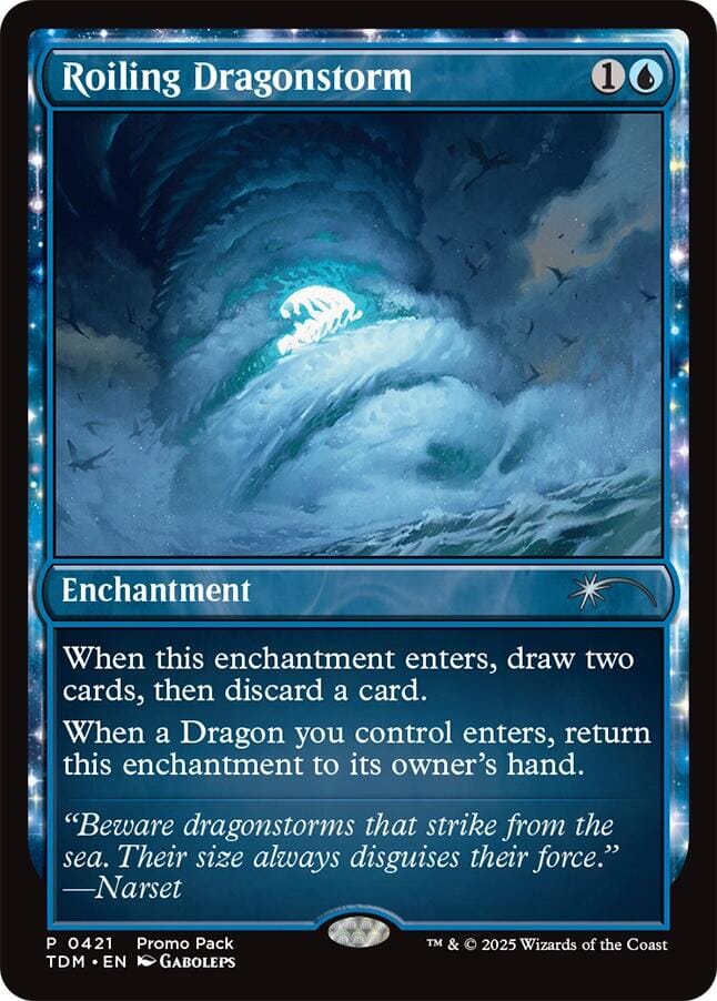 Roiling Dragonstorm (Promo Pack) [Tarkir: Dragonstorm Promos] MTG Single Magic: The Gathering  | Multizone: Comics And Games