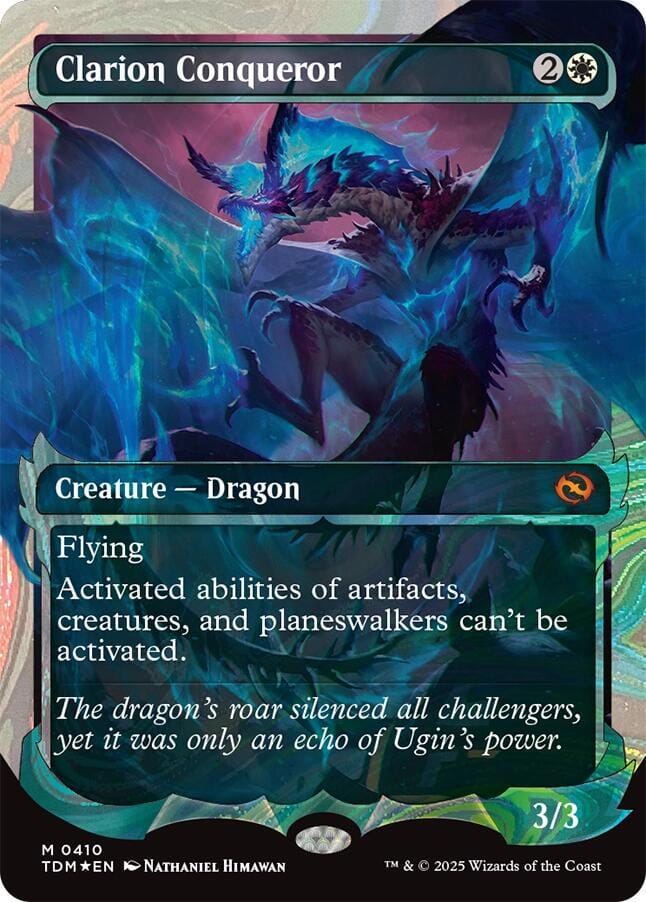 Clarion Conqueror (Showcase) (Halo Foil) [Tarkir: Dragonstorm] MTG Single Magic: The Gathering  | Multizone: Comics And Games