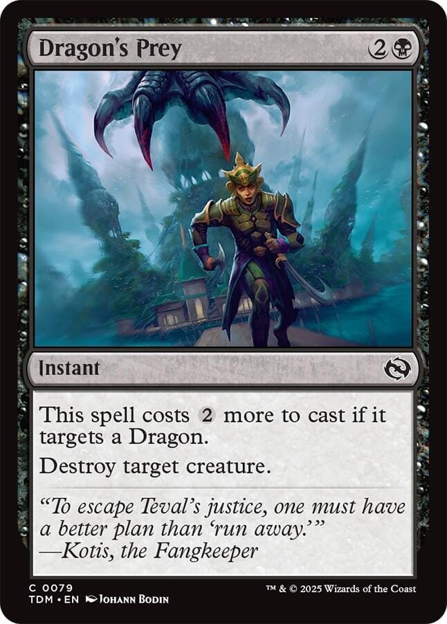 Dragon's Prey [Tarkir: Dragonstorm] MTG Single Magic: The Gathering  | Multizone: Comics And Games