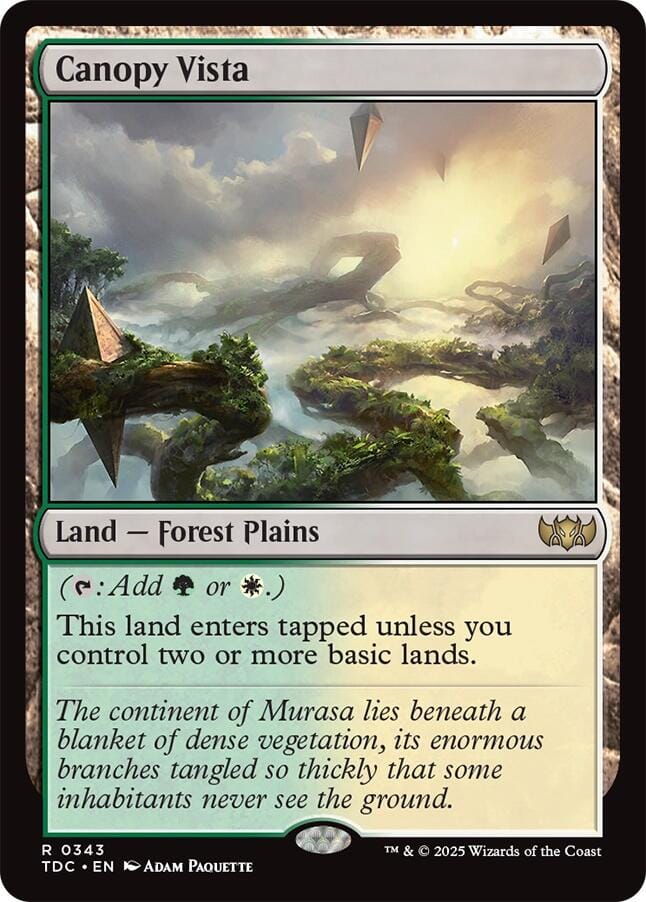 Canopy Vista [Tarkir: Dragonstorm Commander] MTG Single Magic: The Gathering  | Multizone: Comics And Games