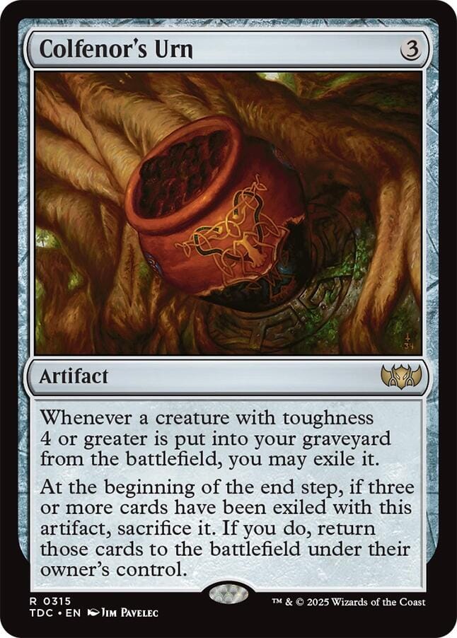 Colfenor's Urn [Tarkir: Dragonstorm Commander] MTG Single Magic: The Gathering  | Multizone: Comics And Games
