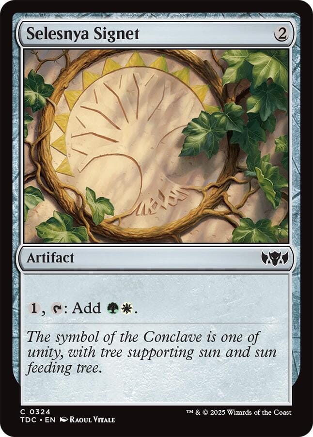 Selesnya Signet [Tarkir: Dragonstorm Commander] MTG Single Magic: The Gathering  | Multizone: Comics And Games