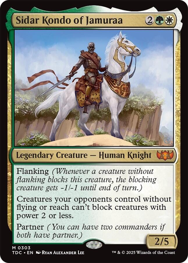 Sidar Kondo of Jamuraa [Tarkir: Dragonstorm Commander] MTG Single Magic: The Gathering  | Multizone: Comics And Games