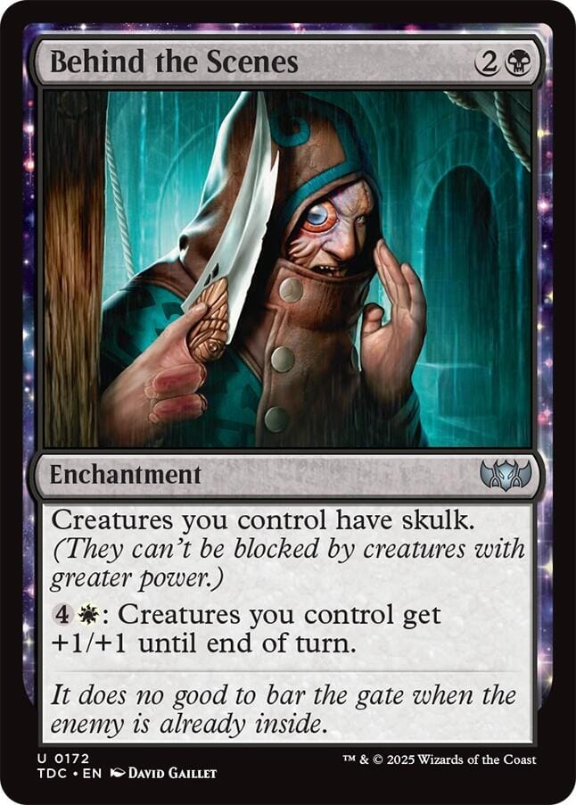 Behind the Scenes [Tarkir: Dragonstorm Commander] MTG Single Magic: The Gathering  | Multizone: Comics And Games