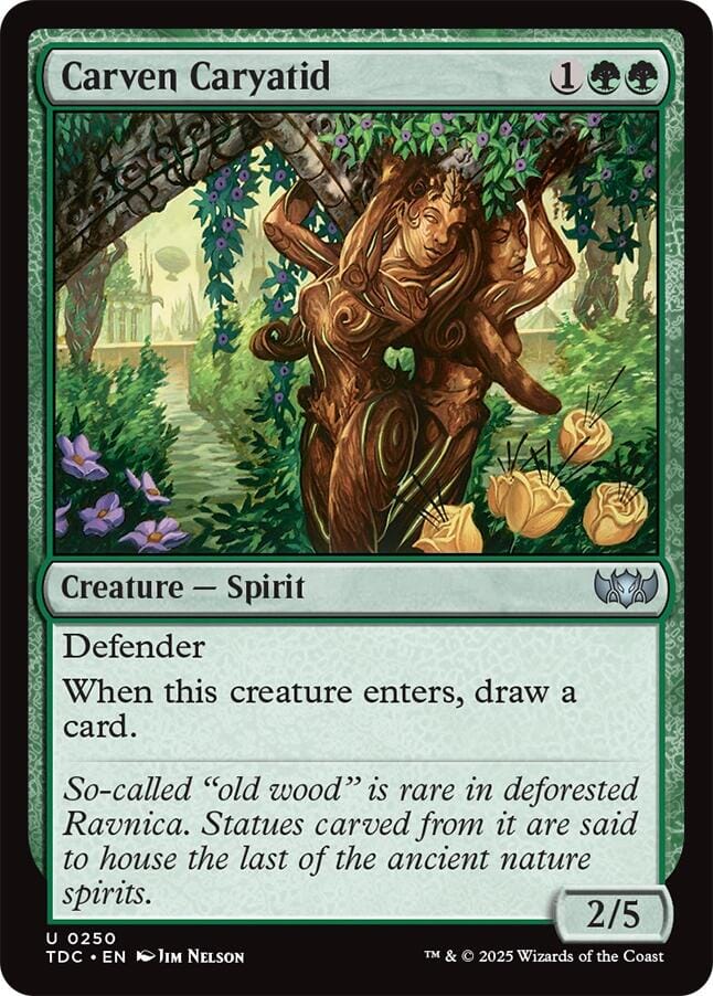 Carven Caryatid [Tarkir: Dragonstorm Commander] MTG Single Magic: The Gathering  | Multizone: Comics And Games