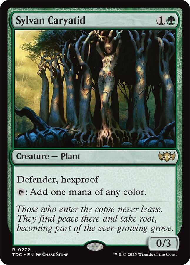 Sylvan Caryatid [Tarkir: Dragonstorm Commander] MTG Single Magic: The Gathering  | Multizone: Comics And Games