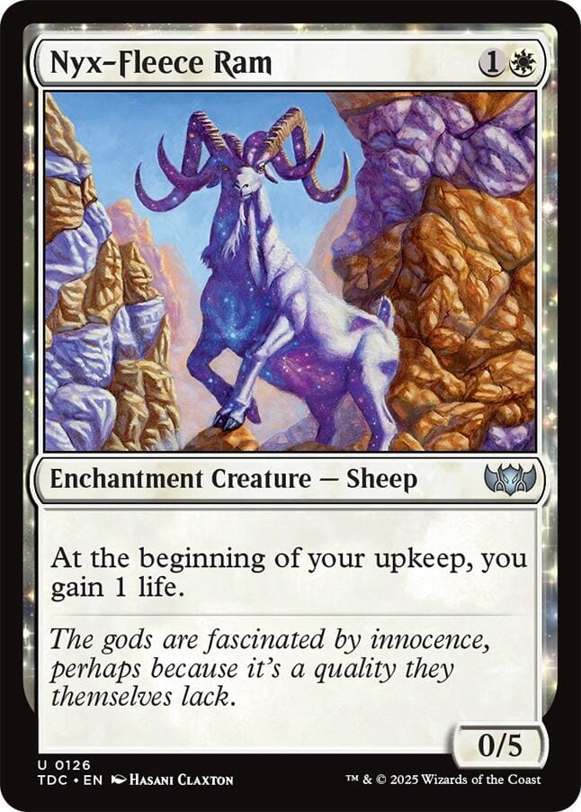 Nyx-Fleece Ram [Tarkir: Dragonstorm Commander] MTG Single Magic: The Gathering  | Multizone: Comics And Games