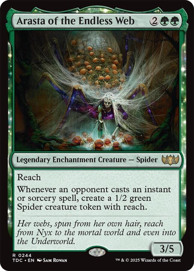 Arasta of the Endless Web [Tarkir: Dragonstorm Commander] MTG Single Magic: The Gathering  | Multizone: Comics And Games