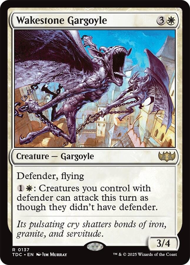 Wakestone Gargoyle [Tarkir: Dragonstorm Commander] MTG Single Magic: The Gathering  | Multizone: Comics And Games