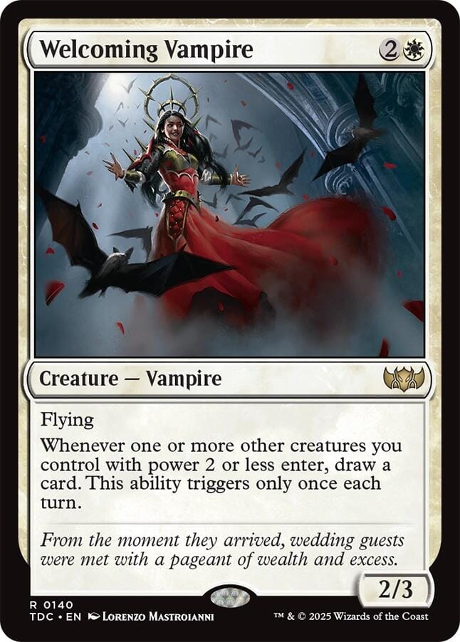 Welcoming Vampire [Tarkir: Dragonstorm Commander] MTG Single Magic: The Gathering  | Multizone: Comics And Games