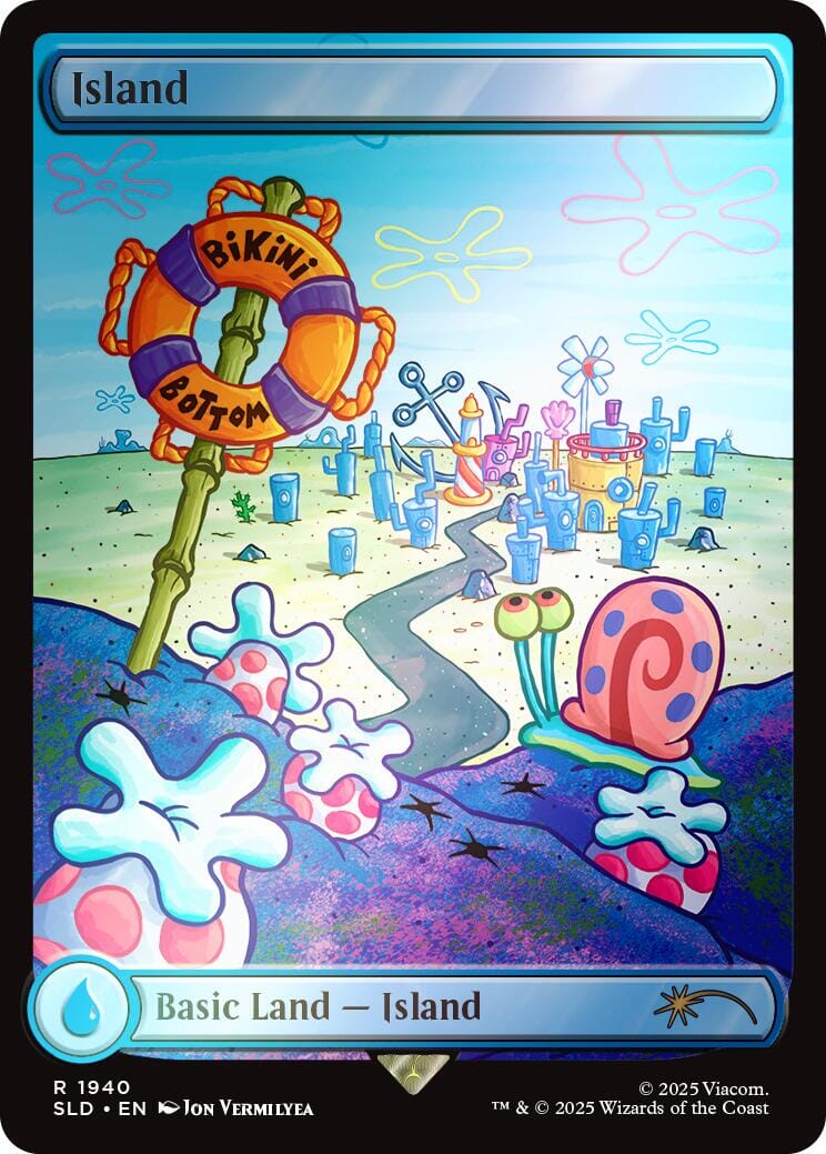 Island (1940) (Rainbow Foil) [Secret Lair Drop Series] MTG Single Magic: The Gathering  | Multizone: Comics And Games